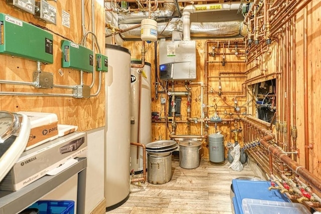 290 Massapoag Rd, Tyngsborough, MA 01879 - utility room featuring water heater