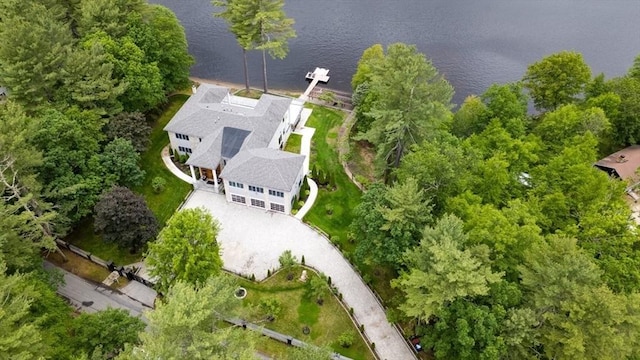290 Massapoag Rd, Tyngsborough, MA 01879 - view from above of property featuring a large body of water