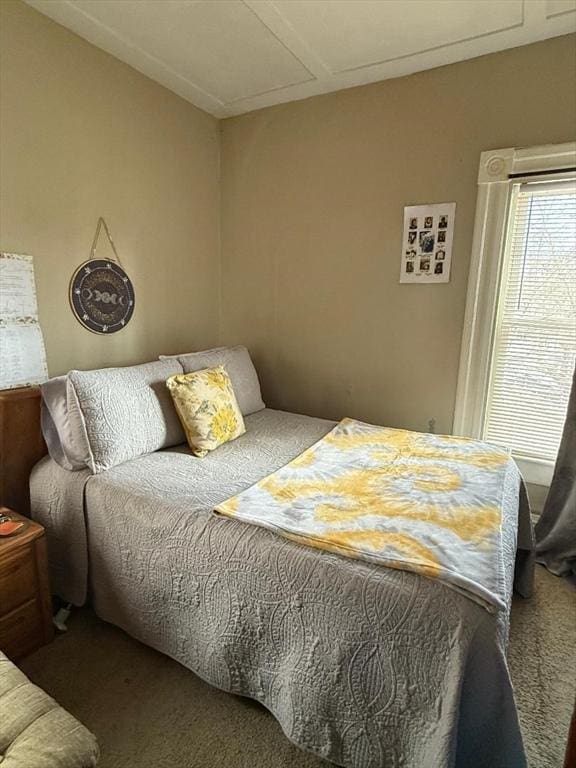 bedroom featuring carpet floors