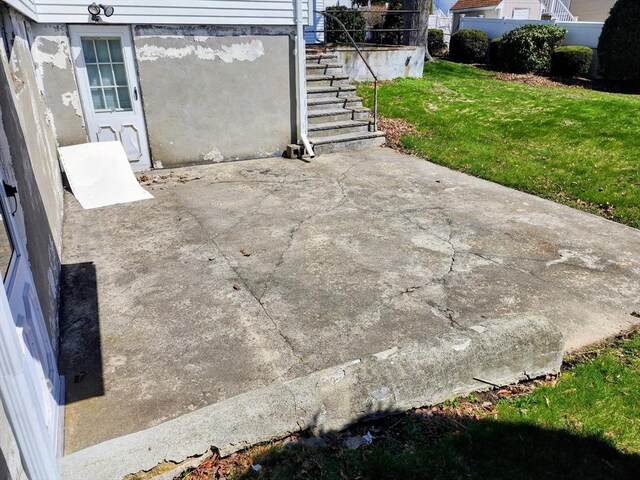 55 Kilburn St, Revere, MA 02151 - view of patio featuring stairway