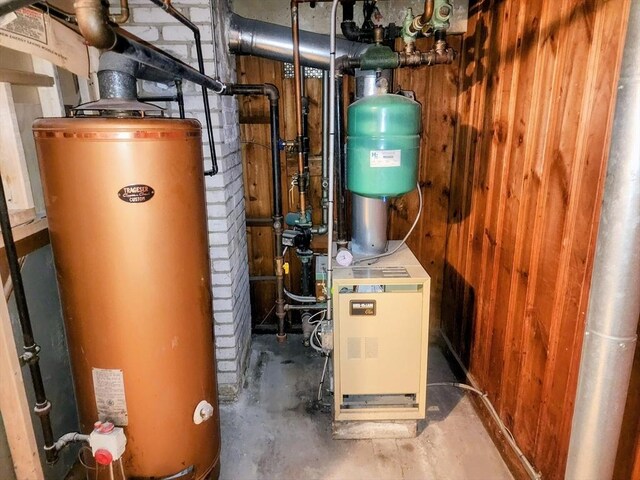 55 Kilburn St, Revere, MA 02151 - utility room with gas water heater