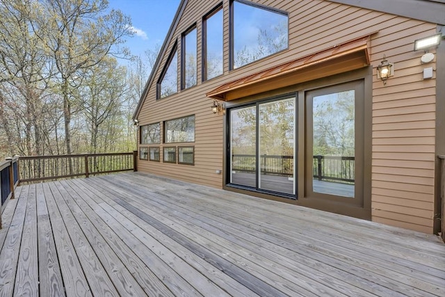 view of deck
