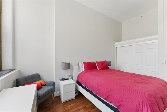 235 State St Unit 406, Springfield, MA 01103 - bedroom featuring wood finished floors, a closet, and baseboards