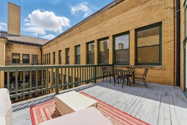 235 State St Unit 406, Springfield, MA 01103 - deck featuring outdoor dining area