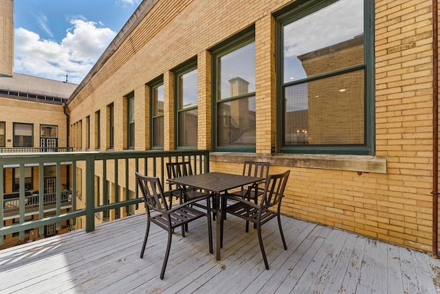 235 State St Unit 406, Springfield, MA 01103 - deck with outdoor dining space