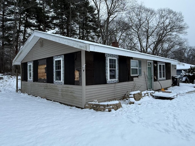 view of front of home