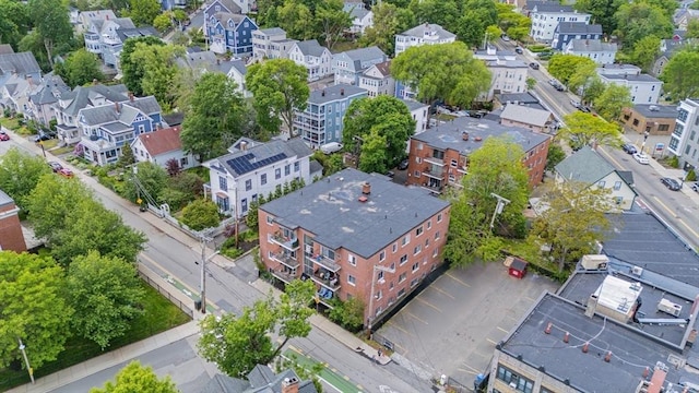 79 Poplar St Unit 10, Boston, MA 02131 - bird's eye view