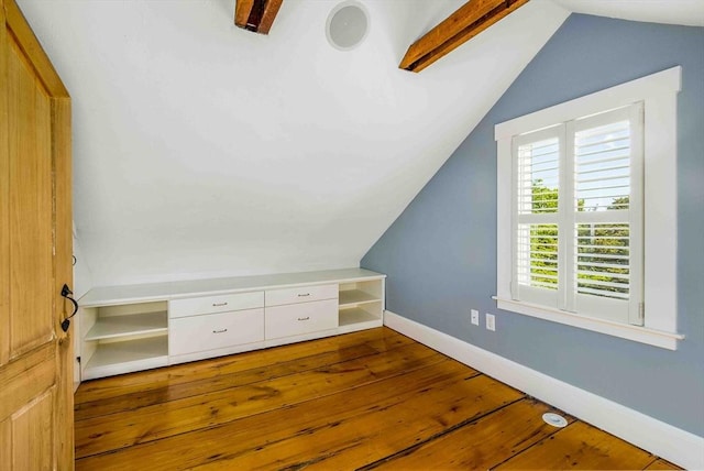 8 S St, Dennis, MA 02639 - bonus room featuring vaulted ceiling, wood-type flooring, and baseboards