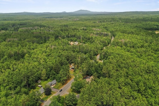 49 Winchendon Rd, Templeton, MA 01436 - aerial overview of property's location featuring a heavily wooded area and mountains