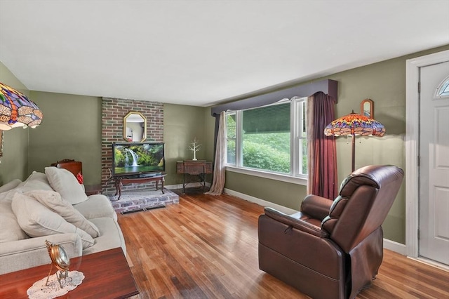 49 Winchendon Rd, Templeton, MA 01436 - living room featuring wood finished floors and baseboards