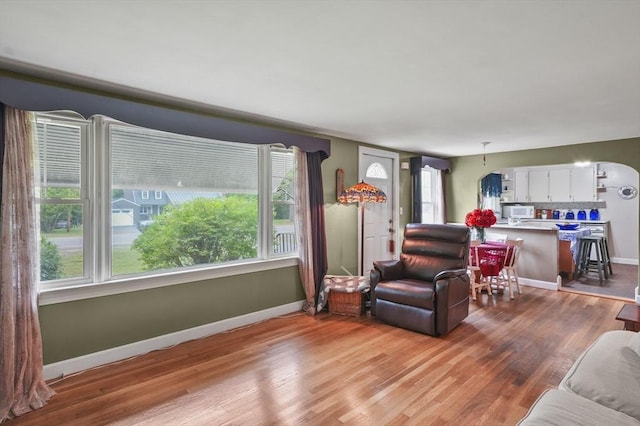 49 Winchendon Rd, Templeton, MA 01436 - living area featuring wood finished floors and baseboards