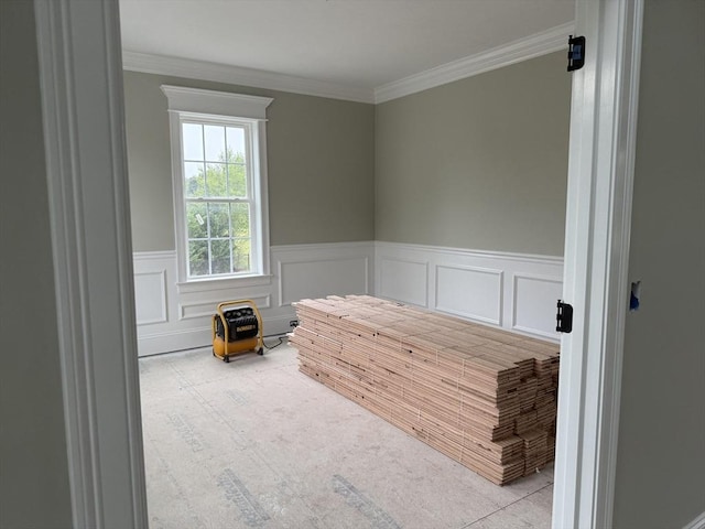 87 Magill Dr, Grafton, MA 01519 - bedroom featuring crown molding and wainscoting