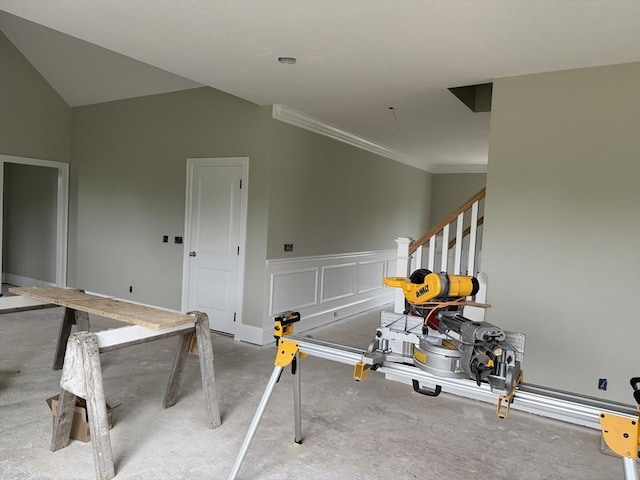87 Magill Dr, Grafton, MA 01519 - interior space featuring crown molding and wainscoting