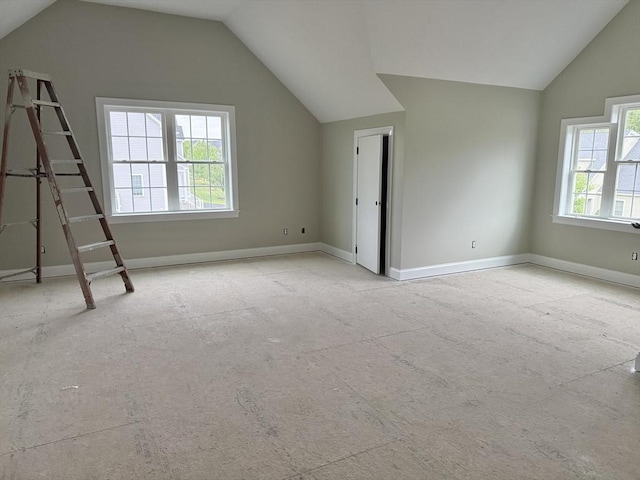 87 Magill Dr, Grafton, MA 01519 - bonus room featuring vaulted ceiling and baseboards