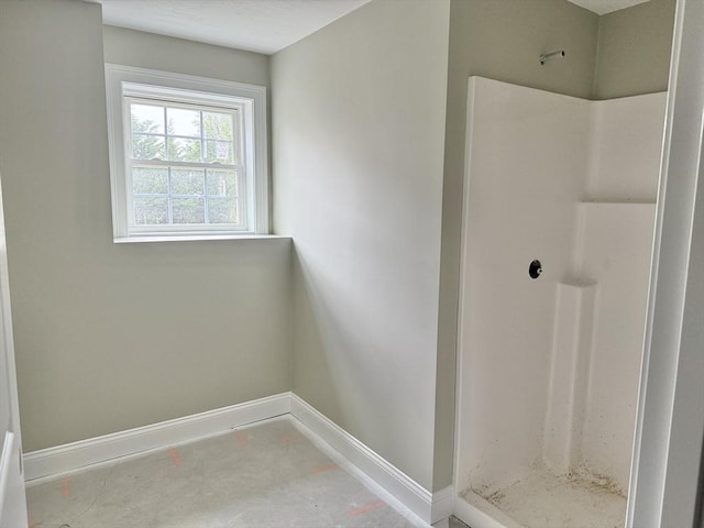 87 Magill Dr, Grafton, MA 01519 - bathroom with baseboards and walk in shower