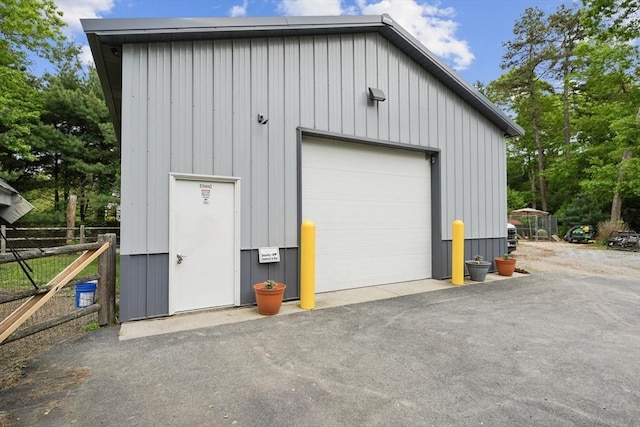 1 Fellowship Cir, Wareham, MA 02576 - view of detached garage