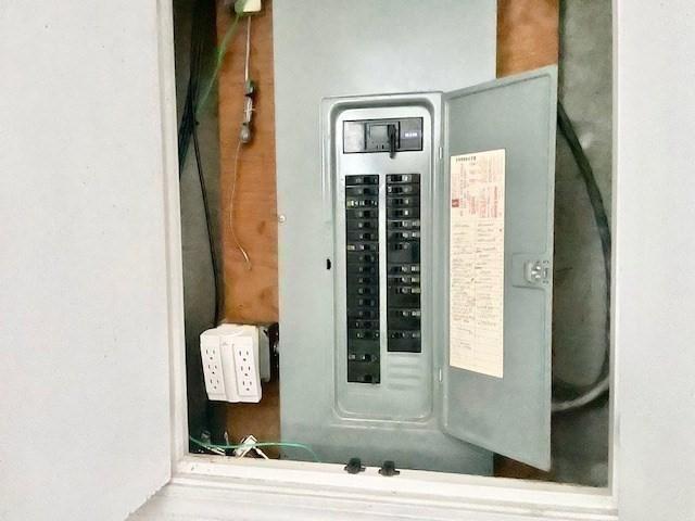 utilities with electric panel