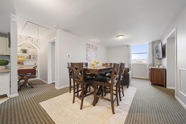 34 Newhall St Unit 313, Lowell, MA 01852 - dining area with carpet floors and a textured ceiling