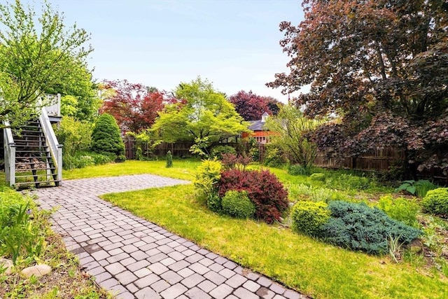 50 Hillside Rd, Tewksbury, MA 01876 - view of yard featuring stairs and a patio area