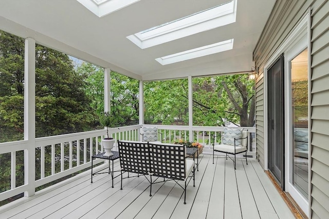 view of deck