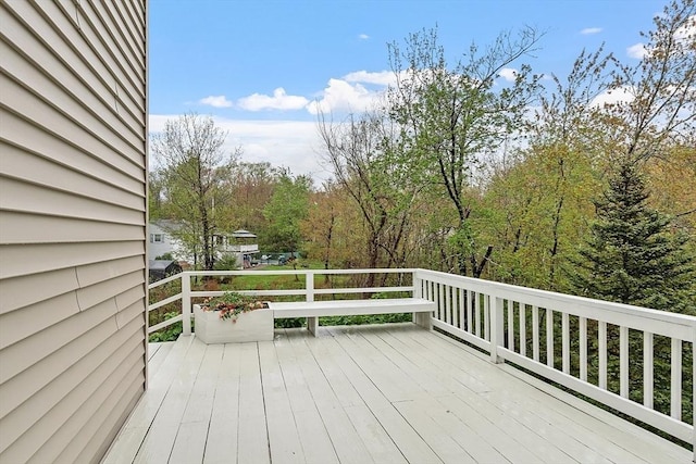 view of deck