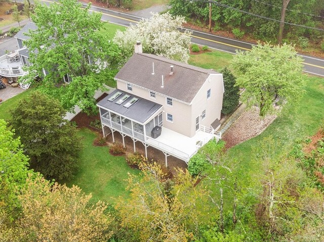 view from above of property