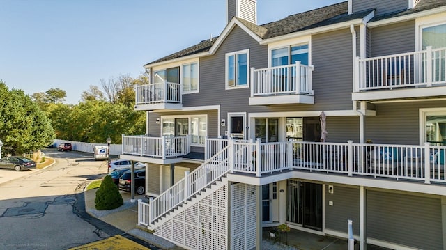 view of rear view of property