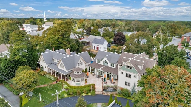 birds eye view of property featuring a residential view