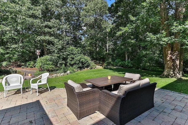 4 Wildwood Ave, Harwich, MA 02645 - view of patio / terrace with outdoor dining area