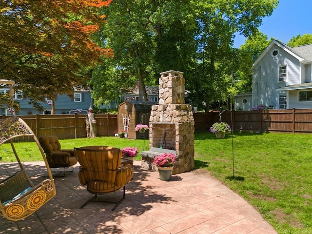 23 Hanson St, Wakefield, MA 01880 - view of patio with a storage unit