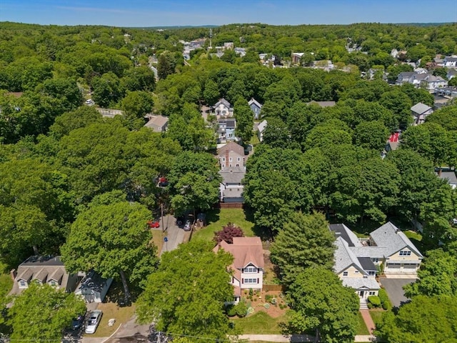 23 Hanson St, Wakefield, MA 01880 - view of property location with a forest and nearby suburban area