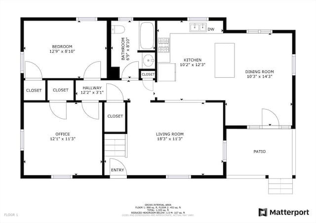 174 Pleasant St, Paxton, MA 01612 - view of room layout