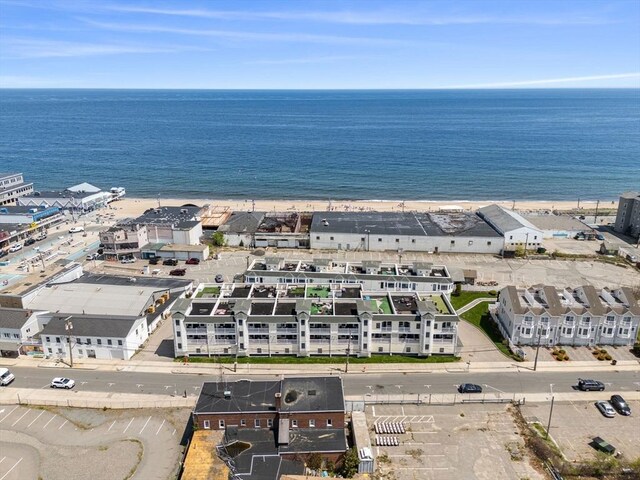 bird's eye view of a large body of water