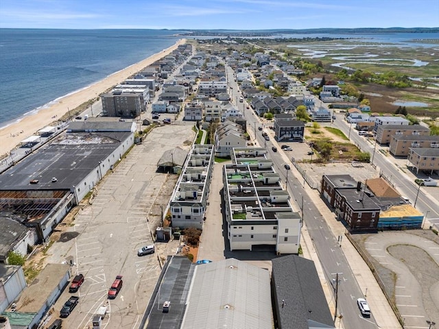 bird's eye view of unending shoreline