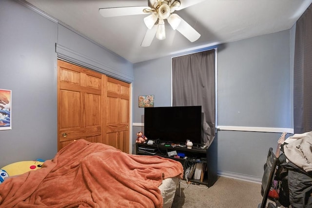 186 Summit St, Pawtucket, RI 02860 - bedroom with carpet floors and ceiling fan