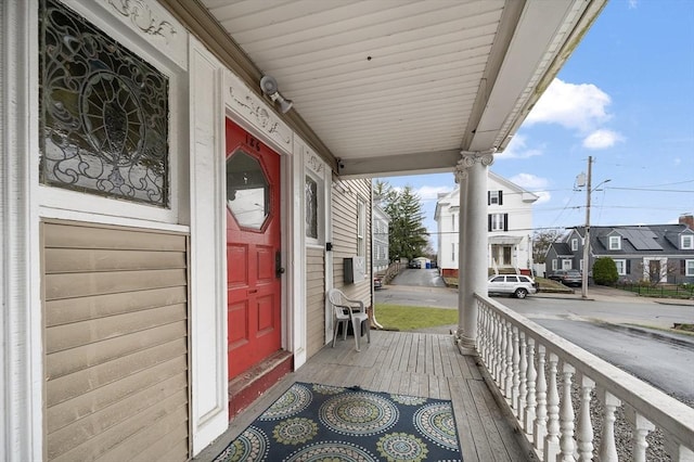 186 Summit St, Pawtucket, RI 02860 - porch featuring a residential view
