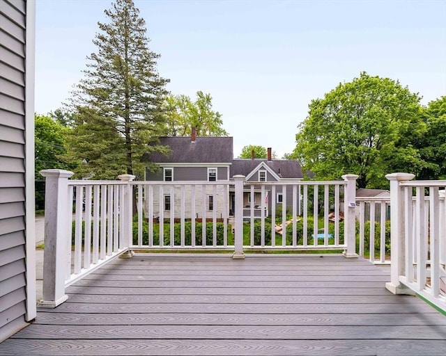 12 Cross St, Pepperell, MA 01463 - view of wooden terrace