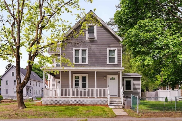 12 Cross St, Pepperell, MA 01463 - view of front of house featuring a porch