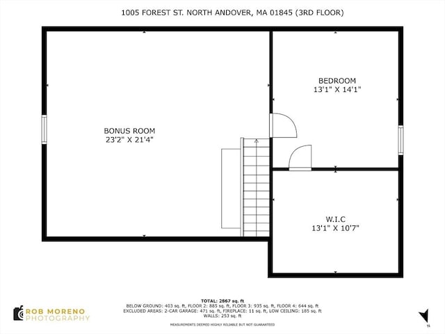 1005 Forest St, North Andover, MA 01845 - home floor plan