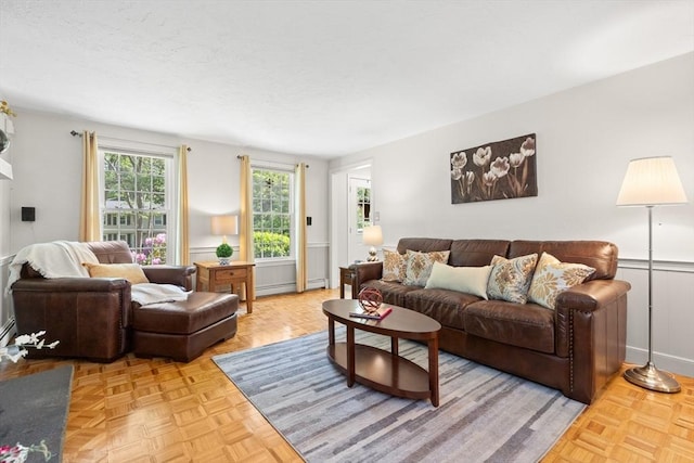 1005 Forest St, North Andover, MA 01845 - living area with a baseboard radiator