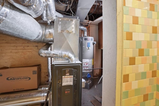 utilities with gas water heater