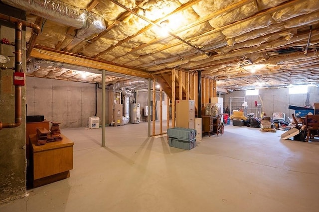 75 Orchard Meadow Dr Unit 75, Shrewsbury, MA 01545 - basement with gas water heater