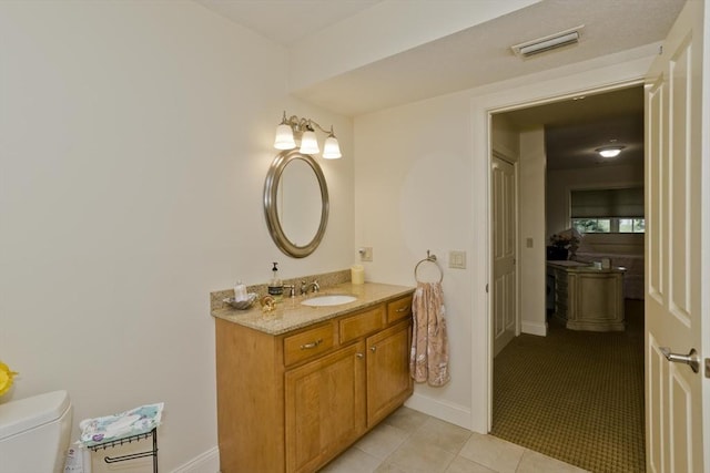 717 Northampton St Unit 41, Holyoke, MA 01040 - bathroom with vanity and tile patterned floors