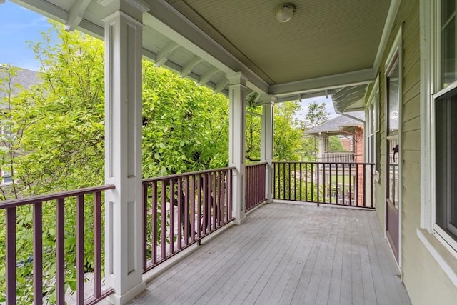 97 Stearns Rd, Brookline, MA 02446 - view of wooden deck