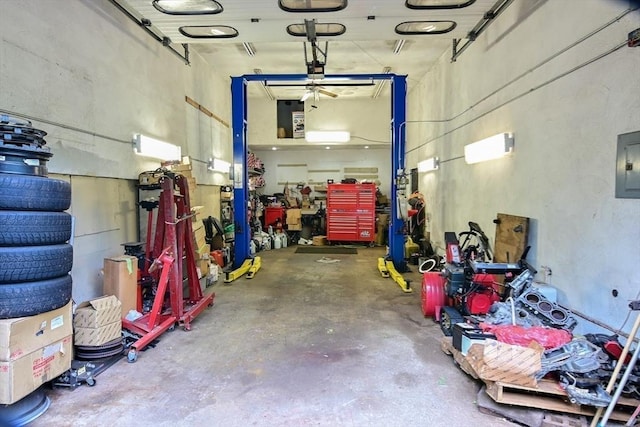 217 Asbury St, Hamilton, MA 01982 - garage featuring electric panel
