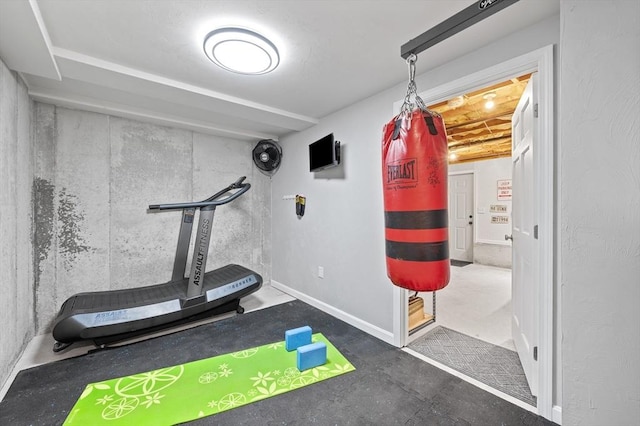 view of exercise room