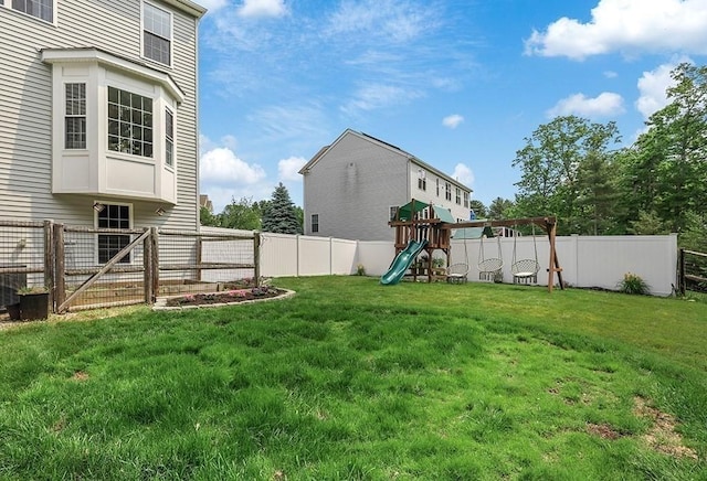 132 Hemmingway Pl, Wrentham, MA 02093 - view of yard with a playground