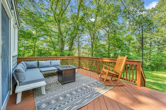 26 Beacon St, Amesbury, MA 01913 - wooden terrace with an outdoor hangout area