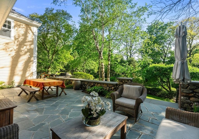view of patio / terrace with outdoor dining area