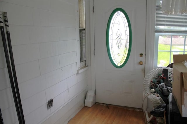 64 Garfield Ave, Woburn, MA 01801 - foyer entrance featuring light wood-style flooring
